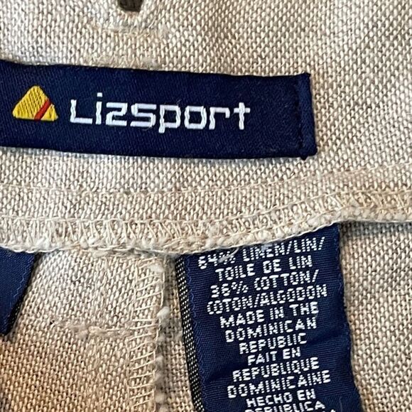 Vintage LizSport Linen Blend Trousers - Picture 8 of 9